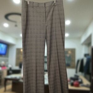 TAHARI Arthur & Levine Dress Pants Houndstooth Grays/some Purple Pockets 6
